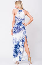 Load image into Gallery viewer, TIE DYE DOUBLE SLIT MAXI DRESS