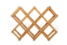 Load image into Gallery viewer, Foldable Bamboo Wine Bottle Holder