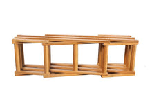 Load image into Gallery viewer, Foldable Bamboo Wine Bottle Holder