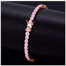 Load image into Gallery viewer, ROCK 4MM One Row Tennis Bracelet | 960545