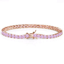 Load image into Gallery viewer, ROCK 4MM One Row Tennis Bracelet | 960545