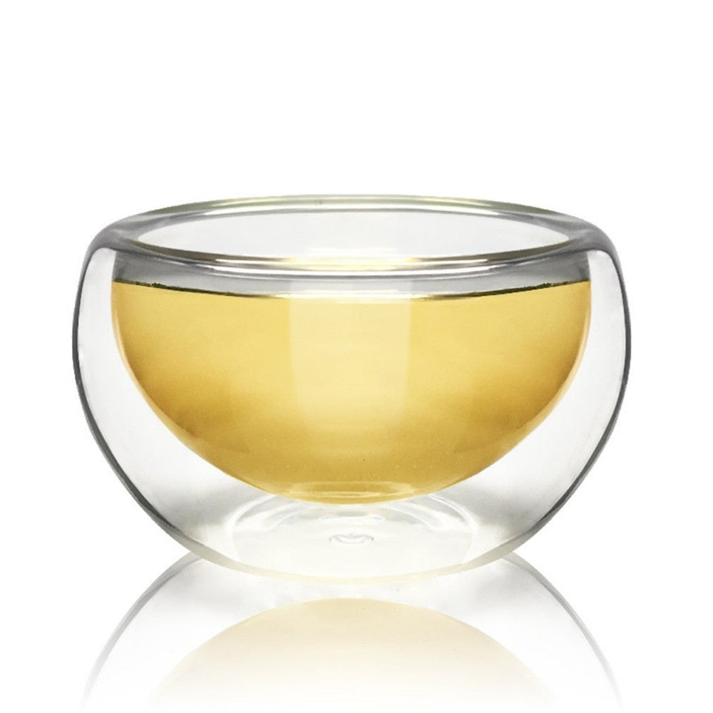 50ML Heat-resistant Double Layers Glass