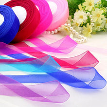 Load image into Gallery viewer, 15mm 45M Silk Yarn Ribbon Wedding Decoration