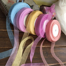 Load image into Gallery viewer, 15mm 45M Silk Yarn Ribbon Wedding Decoration