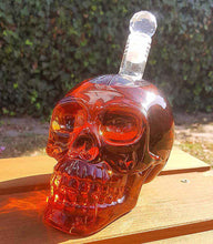 Load image into Gallery viewer, BORREY 1000Ml Skull Whiskey Glass Flagon Vodka Flask Borosilicate Glass