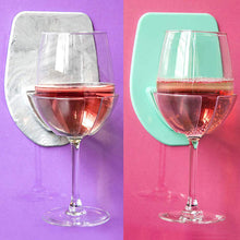 Load image into Gallery viewer, 1PC Wine Cap TrayBath Portable Suction Cup Holder
