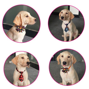 Masue Pets 50/100pc  Dog Bow Tie Skull Pet Products