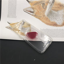 Load image into Gallery viewer, Flowing Liquid Red Wine Glass Cup Cell Phone Case