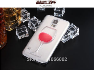 Flowing Liquid Red Wine Glass Cup Cell Phone Case