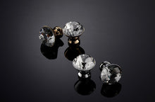 Load image into Gallery viewer, Deluxe Glass Diamond Furniture Decoration Handles Crystal Wine Cabinet Drawer