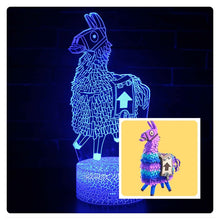 Load image into Gallery viewer, 3D illusion Battle Royale Figures Lamp Raven Light