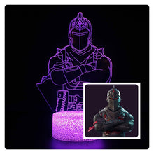 Load image into Gallery viewer, 3D illusion Battle Royale Figures Lamp Raven Light