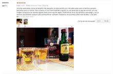 Load image into Gallery viewer, 3 sizes Two ways Shot Transparent Crystal Skull Head Glass