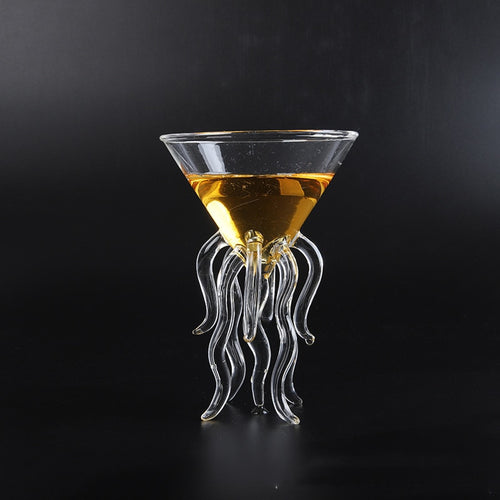 100ML Creative Octopus Cocktail Glass Transparent