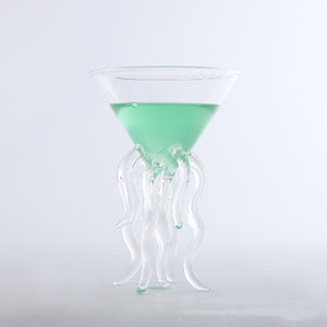 100ML Creative Octopus Cocktail Glass Transparent