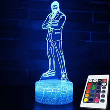 Load image into Gallery viewer, 3D illusion Battle Royale Figures Lamp Raven Light