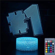 Load image into Gallery viewer, 3D illusion Battle Royale Figures Lamp Raven Light