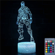 Load image into Gallery viewer, 3D illusion Battle Royale Figures Lamp Raven Light