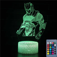 Load image into Gallery viewer, 3D illusion Battle Royale Figures Lamp Raven Light