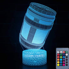 Load image into Gallery viewer, 3D illusion Battle Royale Figures Lamp Raven Light