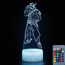 Load image into Gallery viewer, 3D illusion Battle Royale Figures Lamp Raven Light