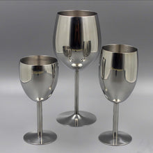 Load image into Gallery viewer, 2Pcs Classical Wine Glasses Stainless Steel 18/8 Champagne Glasses