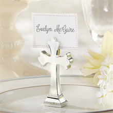 Load image into Gallery viewer, &quot;Sacrament&quot; Cross Place Card/Photo Holder