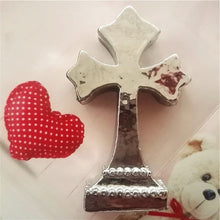 Load image into Gallery viewer, &quot;Sacrament&quot; Cross Place Card/Photo Holder
