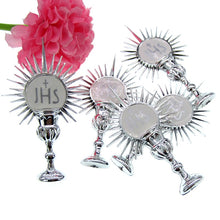 Load image into Gallery viewer, 12Pcs Favor Silver Holy Sacrament  42 x 68mm
