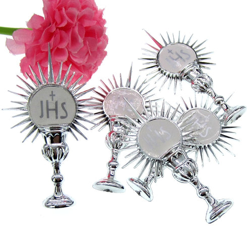 12Pcs Favor Silver Holy Sacrament  42 x 68mm