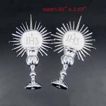 Load image into Gallery viewer, 12Pcs Favor Silver Holy Sacrament  42 x 68mm