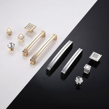 Load image into Gallery viewer, Deluxe Glass Diamond Furniture Decoration Handles Crystal Wine Cabinet Drawer