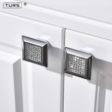 Load image into Gallery viewer, Deluxe Glass Diamond Furniture Decoration Handles Crystal Wine Cabinet Drawer