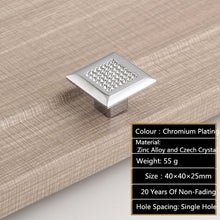 Load image into Gallery viewer, Deluxe Glass Diamond Furniture Decoration Handles Crystal Wine Cabinet Drawer