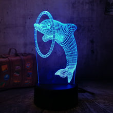 Load image into Gallery viewer, Beautiful 3D illusion LED Night Light 7 Colors