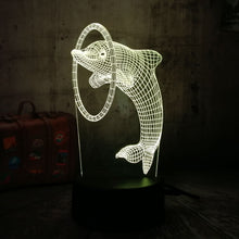 Load image into Gallery viewer, Beautiful 3D illusion LED Night Light 7 Colors