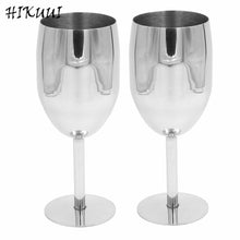 Load image into Gallery viewer, 2PCS 17CM Stainless Steel Wine &amp; Champagne Glass
