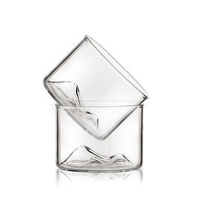 Load image into Gallery viewer, Mountain Whiskey Glass with Wooden Base Rocks Beer Set