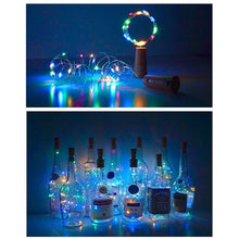 Load image into Gallery viewer, 1M 2M LED Garland Copper Silver Wire String Lights