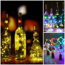 Load image into Gallery viewer, 1M 2M LED Garland Copper Silver Wire String Lights