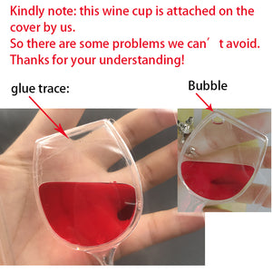 Flowing Liquid Red Wine Glass Cup Cell Phone Case