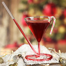 Load image into Gallery viewer, Creative Screw Spiral Straw Molecular Cocktail &amp; Martini Glass